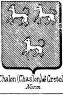 Chalon Coat of Arms / Family Crest 6