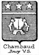 Chambaud Coat of Arms / Family Crest 2