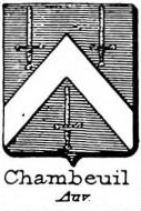 Chambeuil Coat of Arms / Family Crest 0
