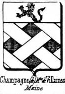 Champagne Coat of Arms / Family Crest 4