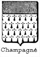 Champagne Coat of Arms / Family Crest 9