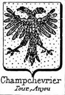 Champchevrier Coat of Arms / Family Crest 0