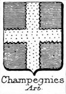 Champegnies Coat of Arms / Family Crest 0