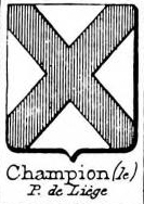 Champion Coat of Arms / Family Crest 9