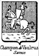 Champion Coat of Arms / Family Crest 16