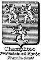 Champlitte Coat of Arms / Family Crest 1