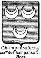 Champsneufs Coat of Arms / Family Crest 0