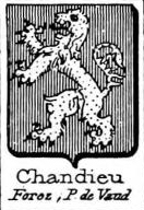 Chandieu Coat of Arms / Family Crest 0
