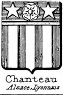 Chanteau Coat of Arms / Family Crest 0