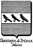 Chantepie Coat of Arms / Family Crest 1