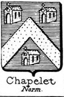 Chapelet Coat of Arms / Family Crest 1