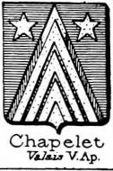 Chapelet Coat of Arms / Family Crest 2