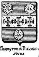 Chapeyron Coat of Arms / Family Crest 1