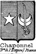 Chaponnel Coat of Arms / Family Crest 0