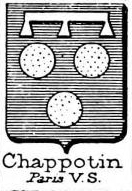 Chappotin Coat of Arms / Family Crest 0