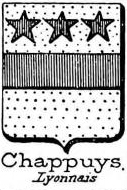 Chappuys Coat of Arms / Family Crest 2