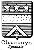 Chappuys Coat of Arms / Family Crest 0