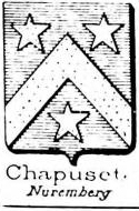 Chapuset Coat of Arms / Family Crest 0