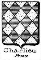 Charlieu Coat of Arms / Family Crest 1