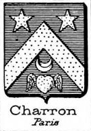 Charron Coat of Arms / Family Crest 1