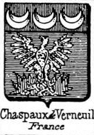 Chaspoux Coat of Arms / Family Crest 0
