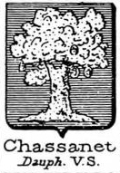 Chassanet Coat of Arms / Family Crest 0