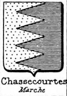 Chassecourtes Coat of Arms / Family Crest 0