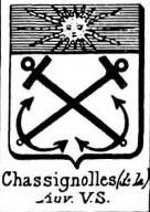 Chassignolles Coat of Arms / Family Crest 2