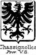 Chassignolles Coat of Arms / Family Crest 0