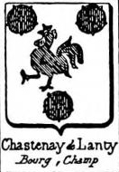 Chastenay Coat of Arms / Family Crest 1