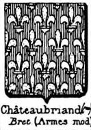 Chateaubriand Coat of Arms / Family Crest 2