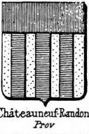 Chateauneuf Coat of Arms / Family Crest 17