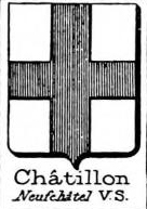 Chatillon Coat of Arms / Family Crest 1