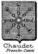 Chaudet Coat of Arms / Family Crest 1