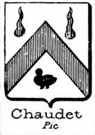 Chaudet Coat of Arms / Family Crest 0