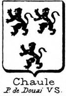Chaule Coat of Arms / Family Crest 1