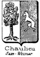 Chaulieu Coat of Arms / Family Crest 1