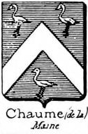 Chaume Coat of Arms / Family Crest 1