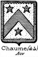 Chaume Coat of Arms / Family Crest 2