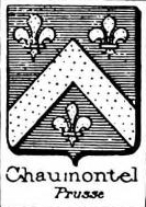 Chaumontel Coat of Arms / Family Crest 1