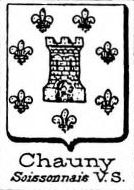 Chauny Coat of Arms / Family Crest 0