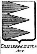 Chaussecourte Coat of Arms / Family Crest 0