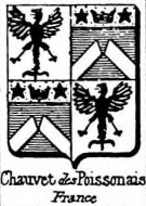 Chauvet Coat of Arms / Family Crest 1