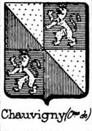 Chauvigny Coat of Arms / Family Crest 3