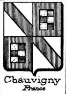 Chauvigny Coat of Arms / Family Crest 0