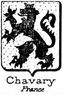 Chavary Coat of Arms / Family Crest 0
