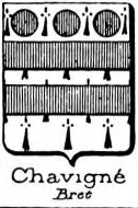 Chavigne Coat of Arms / Family Crest 0