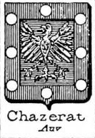 Chazerat Coat of Arms / Family Crest 0