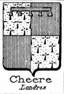 Cheere Coat of Arms / Family Crest 2