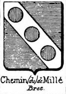 Chemin Coat of Arms / Family Crest 2